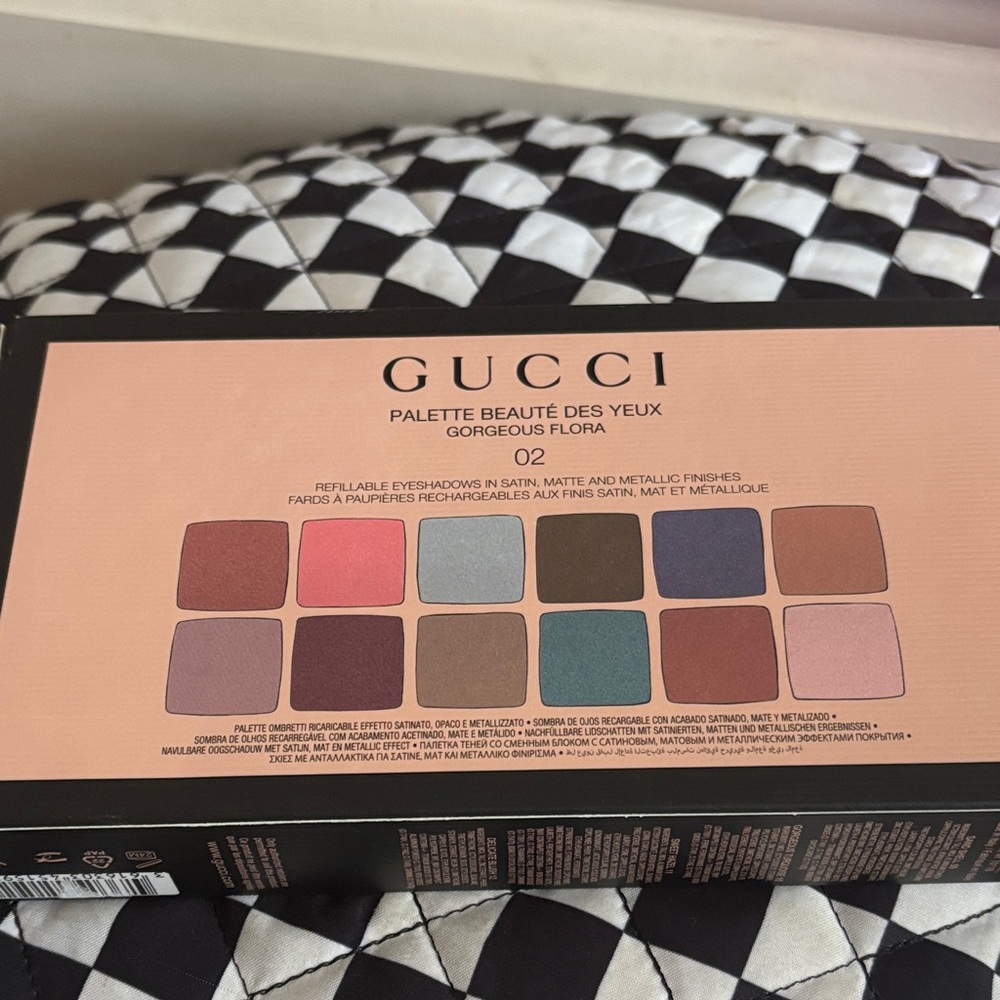 New Gucci Flora Eyeshadow Palette - Vibrant Hues